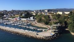 Vista panormica de Ribadeo desde el puente de los Santos