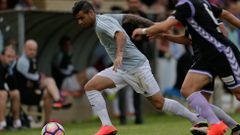Alaniz en un encuentro de pretemporada frente al Valladolid