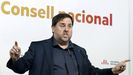 | efe.Junqueras, en el 2017, antes de ser encarcelado por el desaf�o secesionista