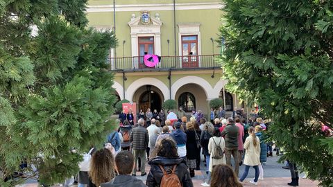 Concentraci�n feminista en Langreo