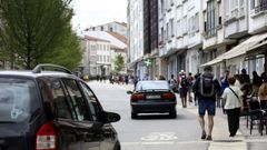 El conector peatonal de Concheiros hacia el centro de la ciudad es uno de los calificados como zonas sensibles a efectos de implantacin de viviendas tursticas, lo que supone mayores restricciones para esa actividad