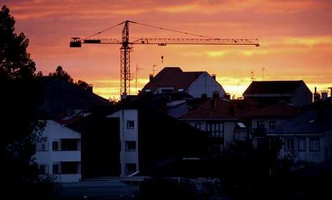 Lal�n fue uno de los pocos municipios de la zona donde se construyeron viviendas nuevas.