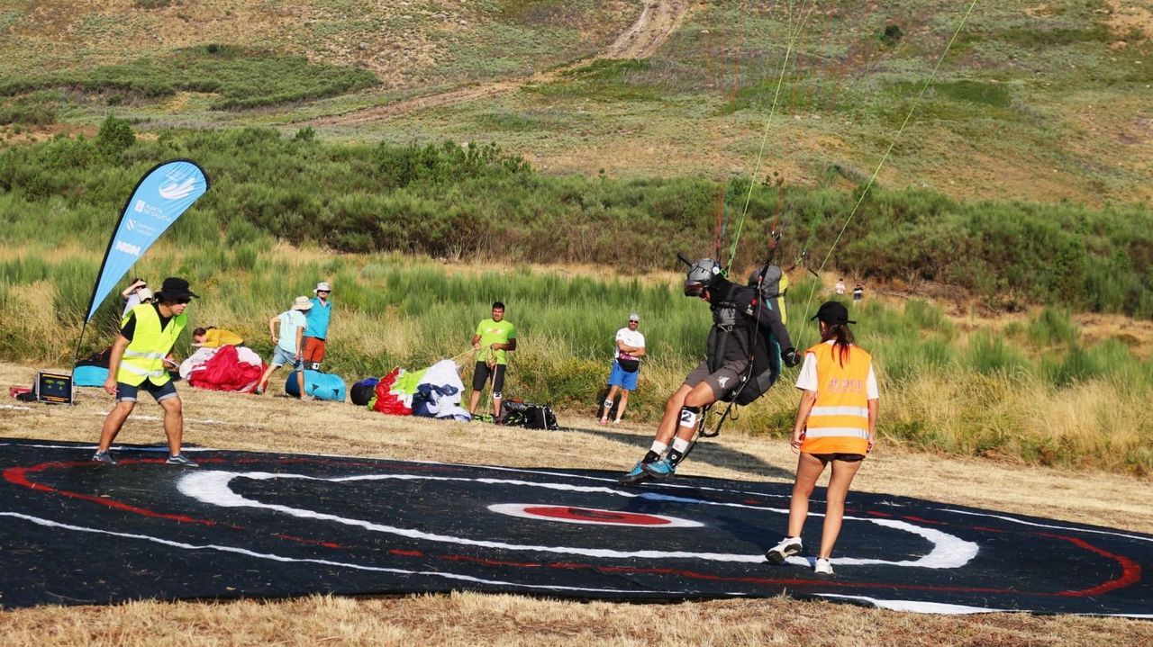 La Serra do Larouco decidió el nacional de parapente de precisión