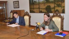 Pilar Garc�a Porto y Pablo Rivera, diputados del gobierno de la Diputaci�n