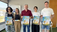 Margarita Hermo, Lara Buig, Marcos Fajardo,�Aldara Palmeiro y Jos� de Jes�s Jamardo presentaron el torneo.
