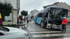 Estado en el que qued� el autob�s tras el siniestro