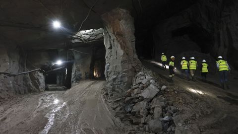 Las galeras de la mina tienen cerca de cuarenta kilmetros