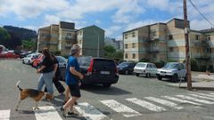 Los dos bloques de viviendas, id�nticos, justo frente al CEIP Jos� Mar�a Lage
