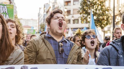 La manifestaci�n por la oficialidad