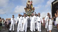 La procesi�n del Carmen en Vilanova
