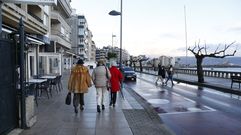 Paseo de Silgar, Sanxenxo, en el d�a de la Inmaculada