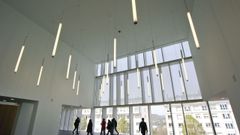 Uno de los grandes recibidores del nuevo auditorio