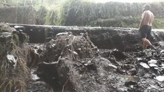 Espectaculares riadas en Ernes