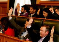 El PP se abstuvo en la compatibilidad del l�der socialista, que prosper� igualmente.