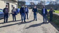 El diputado de Cooperaci�n, Pablo P�rez (a la derecha), en una visita a la carretera de San Agust�n