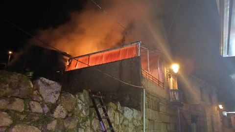 Imagen de la vivienda incendiada en Barbad�s