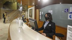Recepci�n del Gran Hotel Ferrol, el de mayor tama�o y categor�a de los participantes en la zona