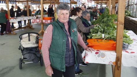 Orsita Sierra, una de las clsicas vendedoras de la feria.