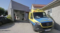 Las urgencias extrahospitalarias del PAC de Baltar, en Sanxenxo, este agosto