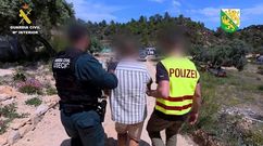 Momento de la detenci�n de hombre acusado de la muerte de su pareja en Suiza