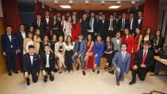 Los alumnos del Alfonso X Sabio de A Barcala, en su graduaci�n