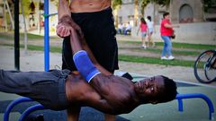 Calistenia en la Alameda