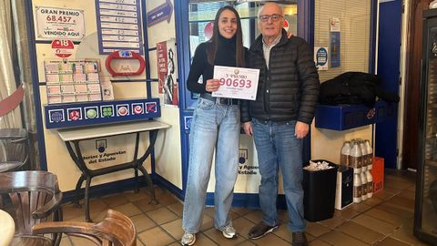 Esther Alonso, agraciada con un tercer premio de la Loter�a de Navidad