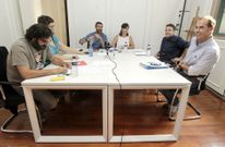 El acalde y los cinco portavoces abordaron ayer un debate abierto a los medios de comunicaci�n. 