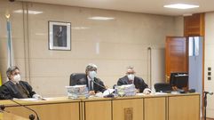En una imagen de archivo, un juicio en la secci�n compostelana de la Audiencia Provincial