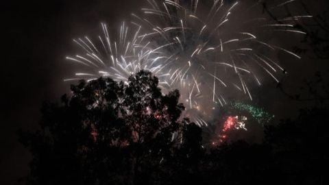 Fuegos artificiales de San Mateo en Oviedo 2025