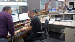 Oficinas municipales en el Concello de Boiro.