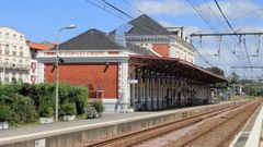 Estaci�n de tren de San Juan de Luz - Ciboure, en una imagen de archivo