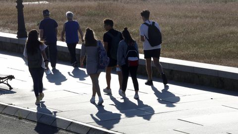 Las im�genes del primer d�a de la fase 2 de la desescala en Barbanza