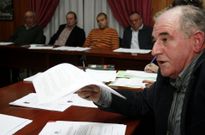 El alcalde Jos� Luis �lvarez, en una imagen de archivo durante un pleno municipal. 