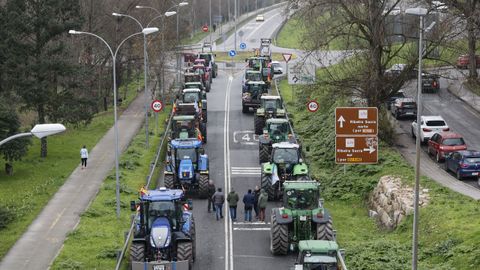 Los protagonistas de las protestas aseguran que no van a moverse de la carretera