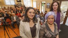 Recogi� el premio Marisa Roel, ya que Estrella no pudo asistir.
