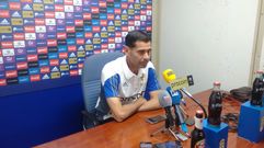 Fernando Hierro en rueda de prensa