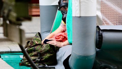 El operativo tuvo lugar en la residencia para personas mayores de la calle L�pez Mora