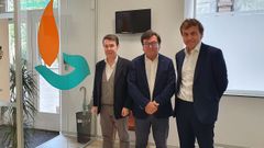 Os presidentes das fundaci�ns Nortempo e San Rosendo