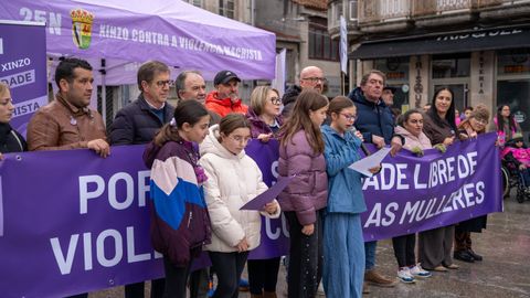 Manifestaci�n por el 25N de Xinzo de Limia. 