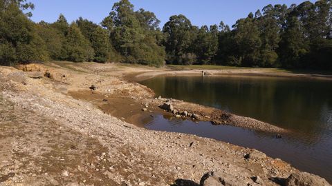 El embalse de Zam�ns, en octubre