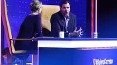 El ministro de Transportes, scar Puente, durante el acto empresarial #QuieroCorredor para reivindicar el Corredor Mediterrneo, celebrado en Valencia