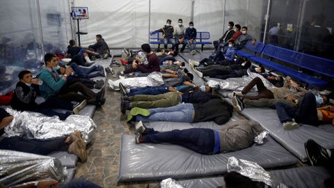 Instalaciones del centro de detenci�n de menores no acompa�ados de Donna, Texas, donde se encuentra el ni�o nicarag�ense de diez a�os hallado solo en el desierto por la patrulla fronteriza de Estados Unidos