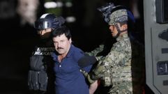 Fotograf�a de archivo del 8 de enero cuando las autoridades mexicanas trasladaron al Chapo a la c�rcel del Altiplano.