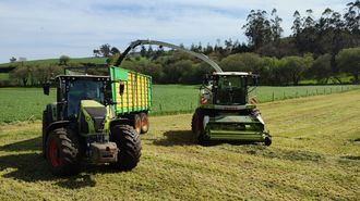 Las cosechadoras inician estos d&iacute;as la campa&ntilde;a del ensilado en la comarca
