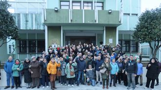 Concentraci&oacute;n contra o cancro en Foz