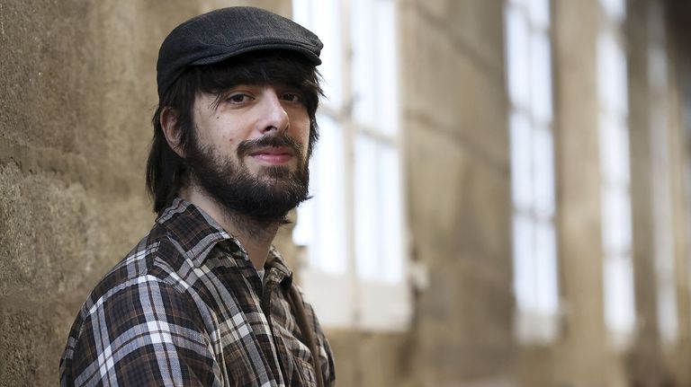 David Ucl&eacute;s, en su visita a Santiago para recibir el Premio San Clemente