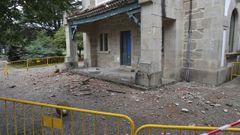 El per�metro fue vallado tras el incidente del martes