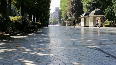 Mosaico del artista Antonio Su�rez en el Paseo de Los �lamos