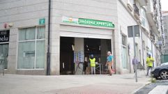 Las obras para reformar el local que ocupaba un Maxi Dia avanzan a buen ritmo.
